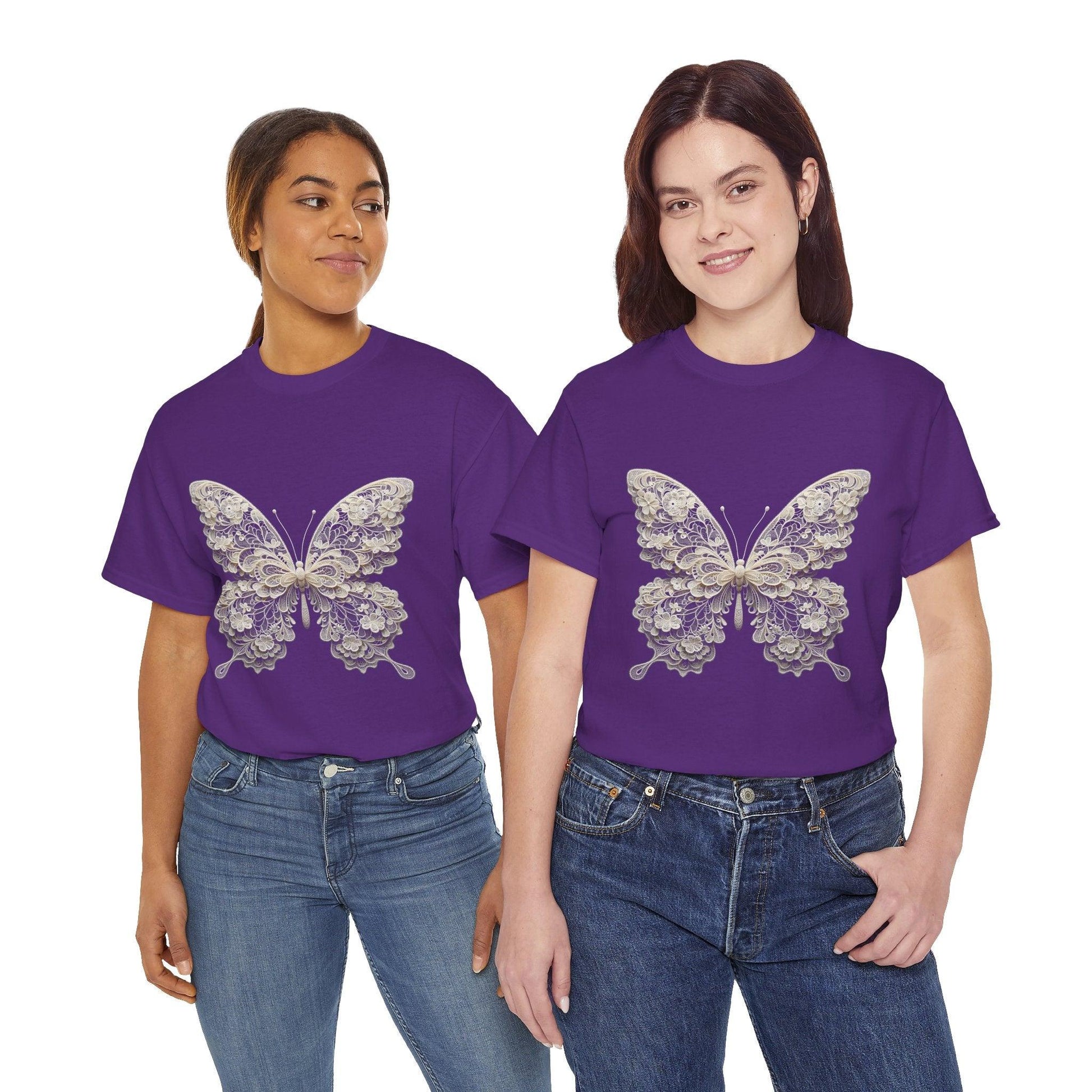 Unisex Tee - Lace Butterfly - Motor Girl Boutique