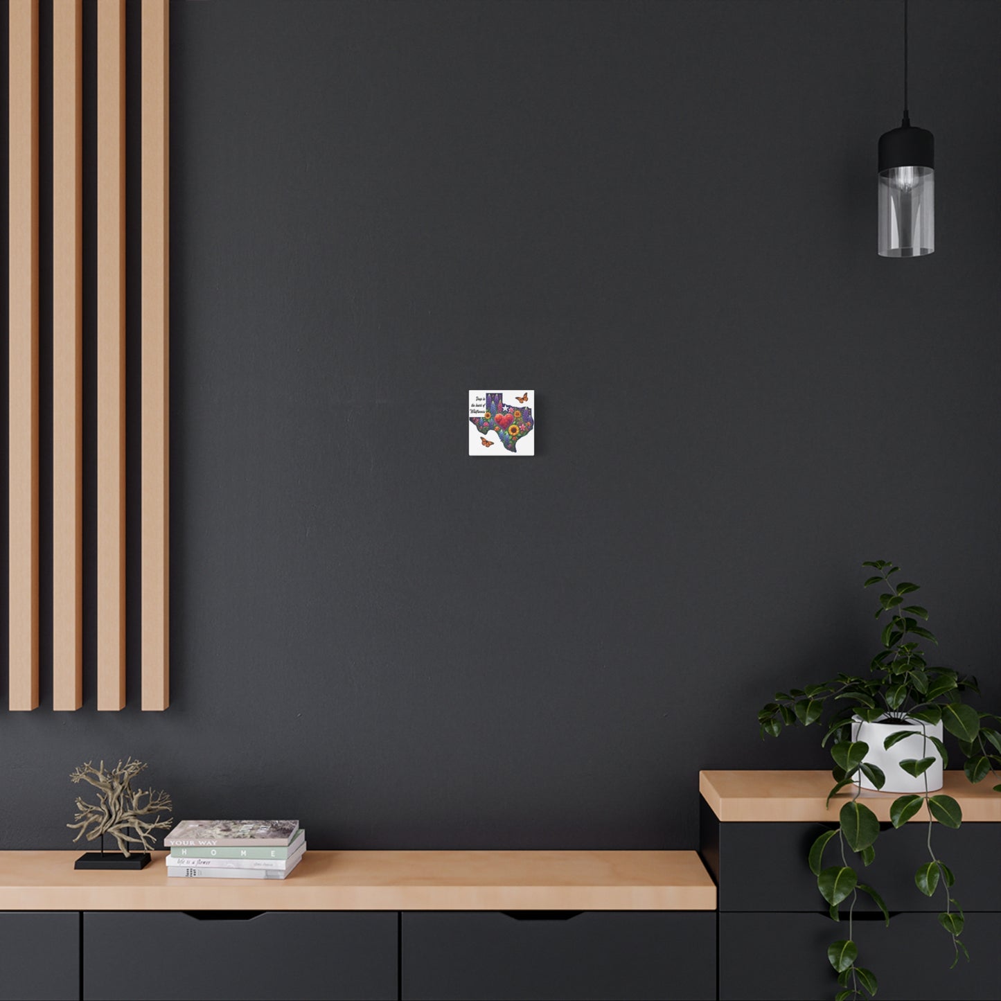 Deep in the Heart of Wildflowers – Square Canvas Wall Art