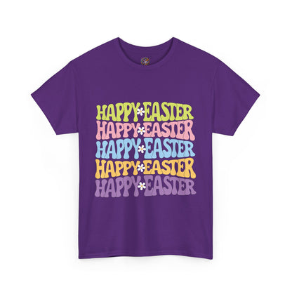 Happy Easter Four Ways T-Shirt – Groovy Colors, Retro Vibes