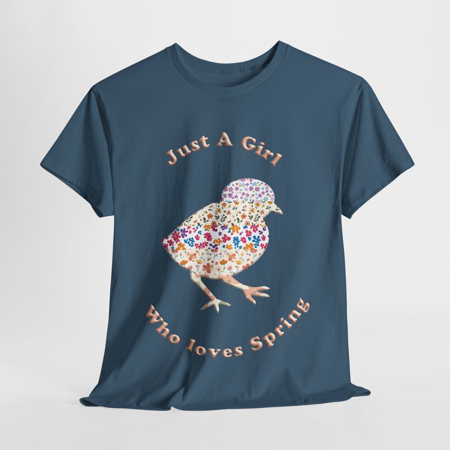 "Just a girl who loves Spring" flower Tee