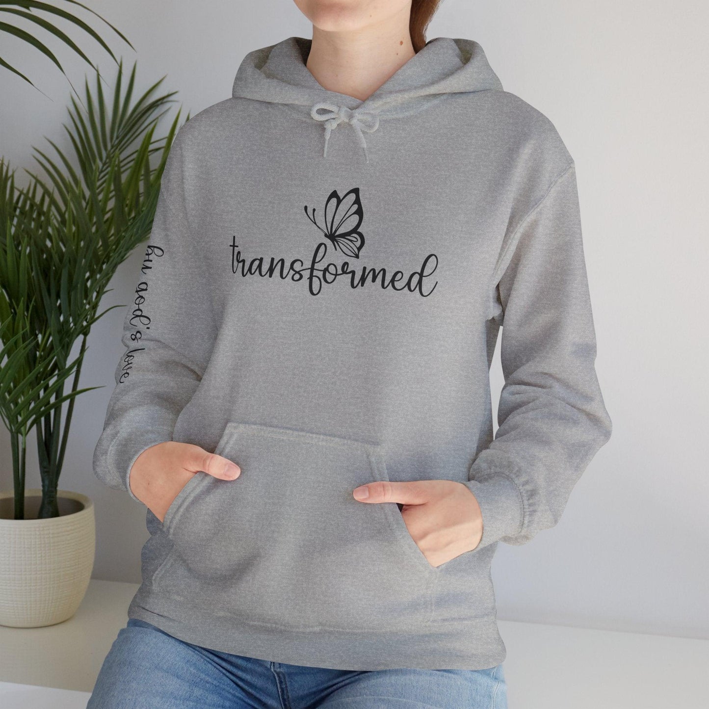 Butterfly Transformed Unisex Hoodie - God's Love Design - Motor Girl Boutique