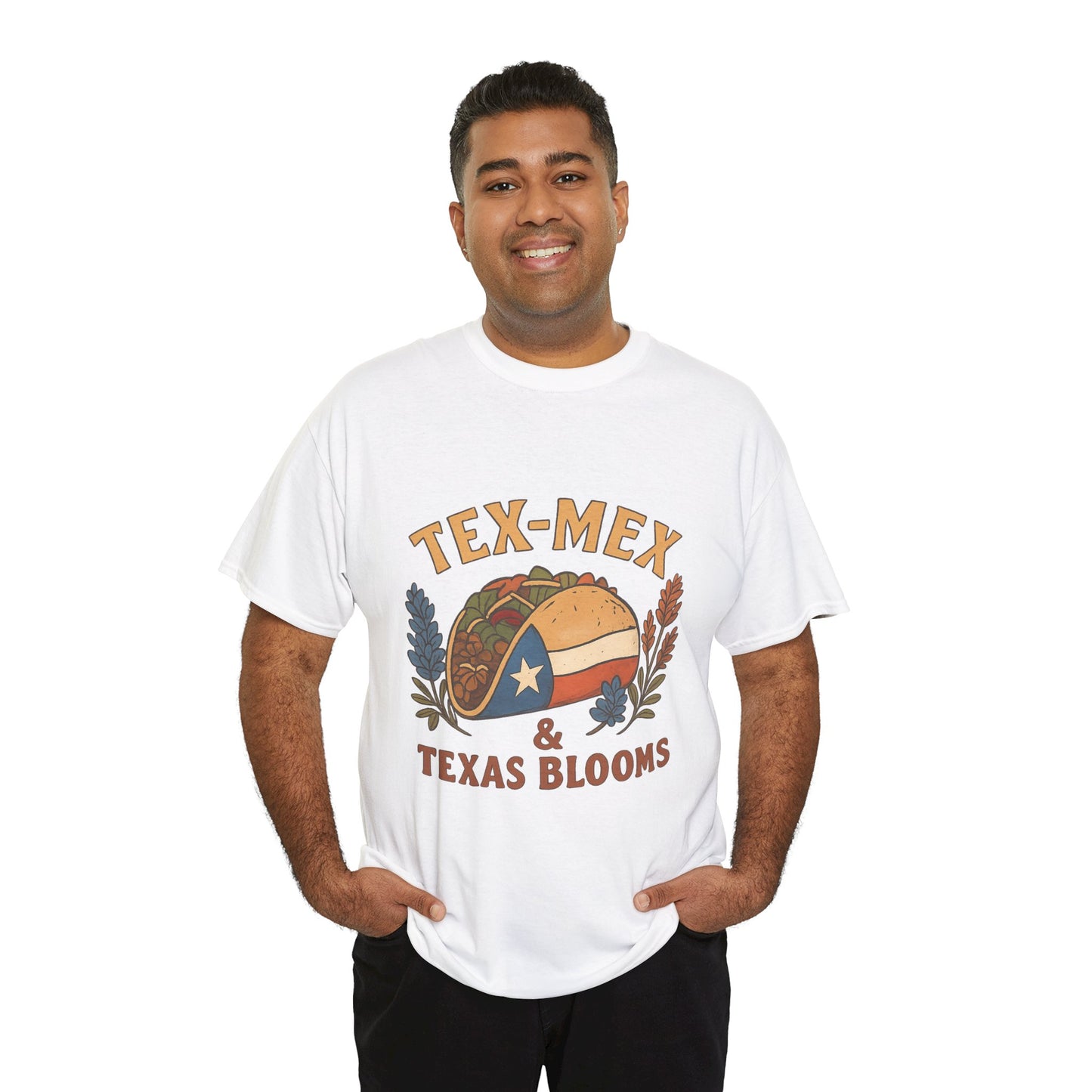 Tex-Mex & Texas Blooms Vintage Taco - Gildan 5000 Tee