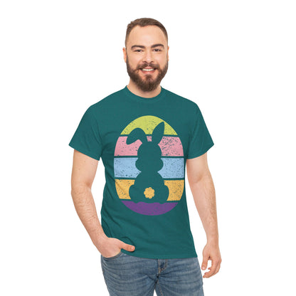 Color Band Grunge Bunny T-Shirt – Easter with an Edge