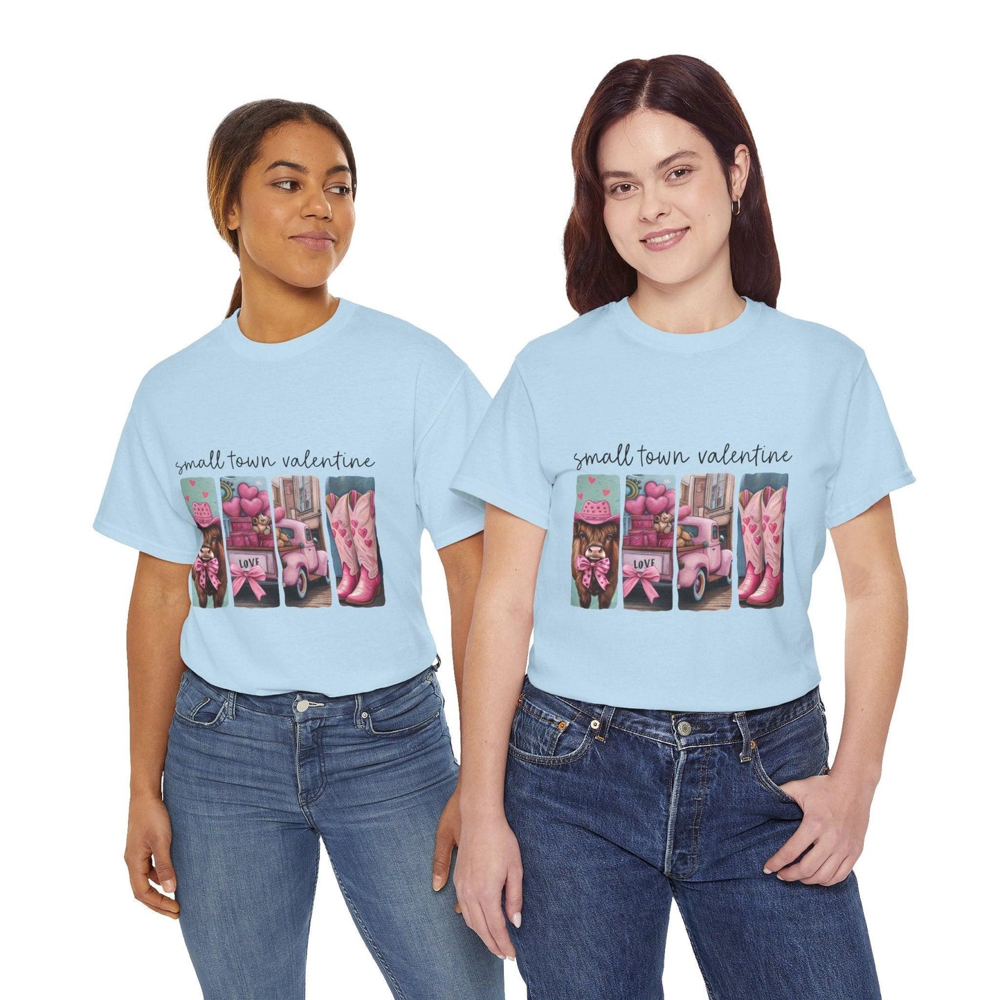 Unisex Tee - Small Town Valentine - Motor Girl Boutique