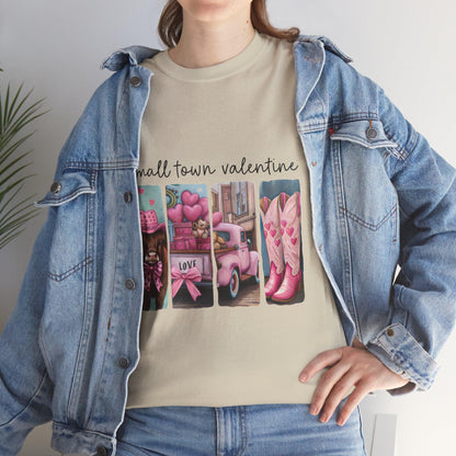 Unisex Tee - Small Town Valentine - Motor Girl Boutique