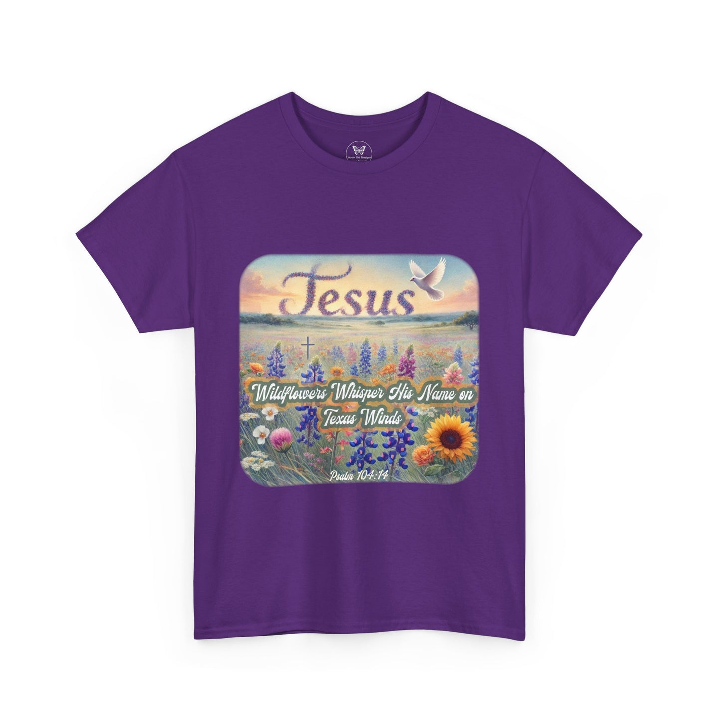 Unisex Tee - Wildflowers Whisper His Name on Texas Winds
