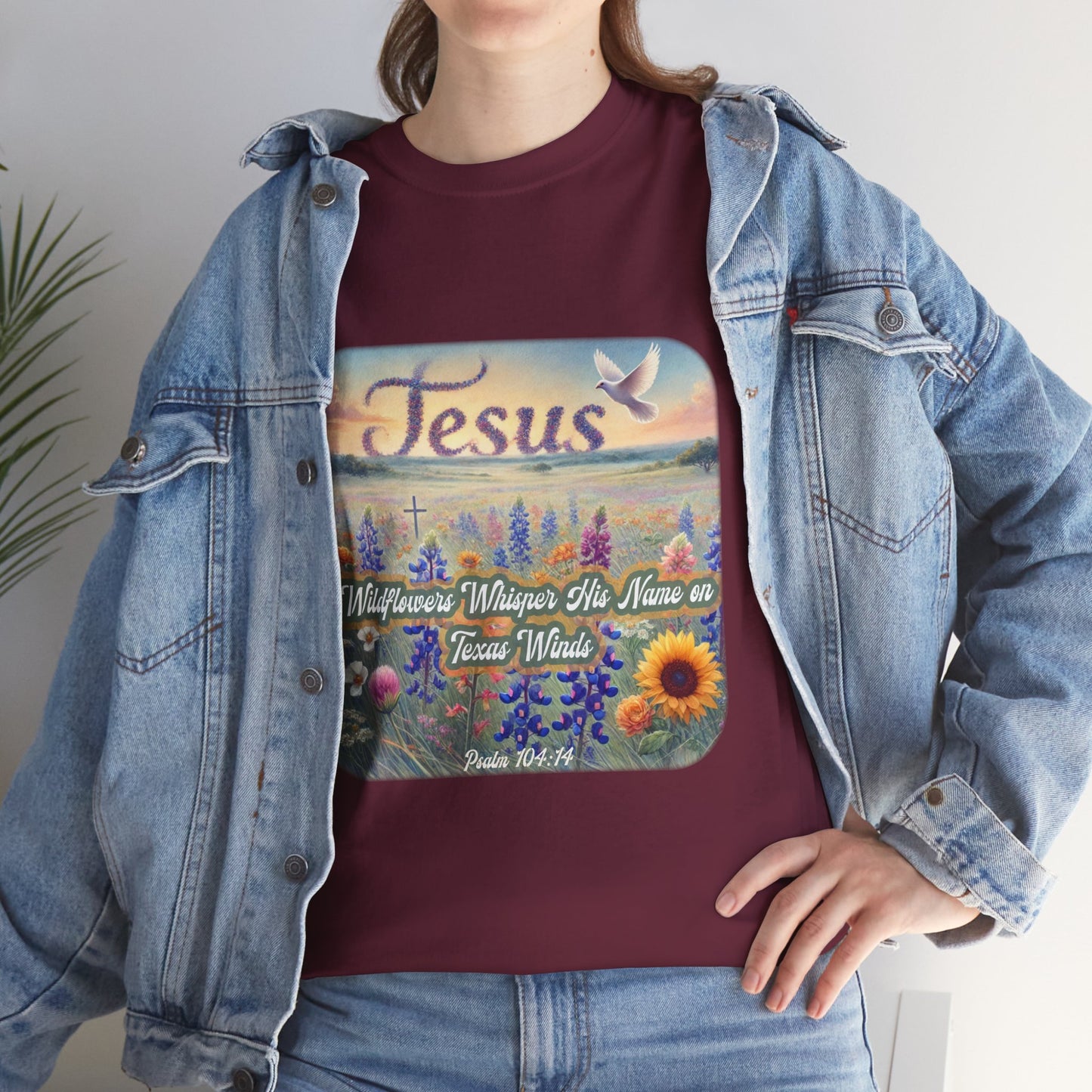 Unisex Tee - Wildflowers Whisper His Name on Texas Winds