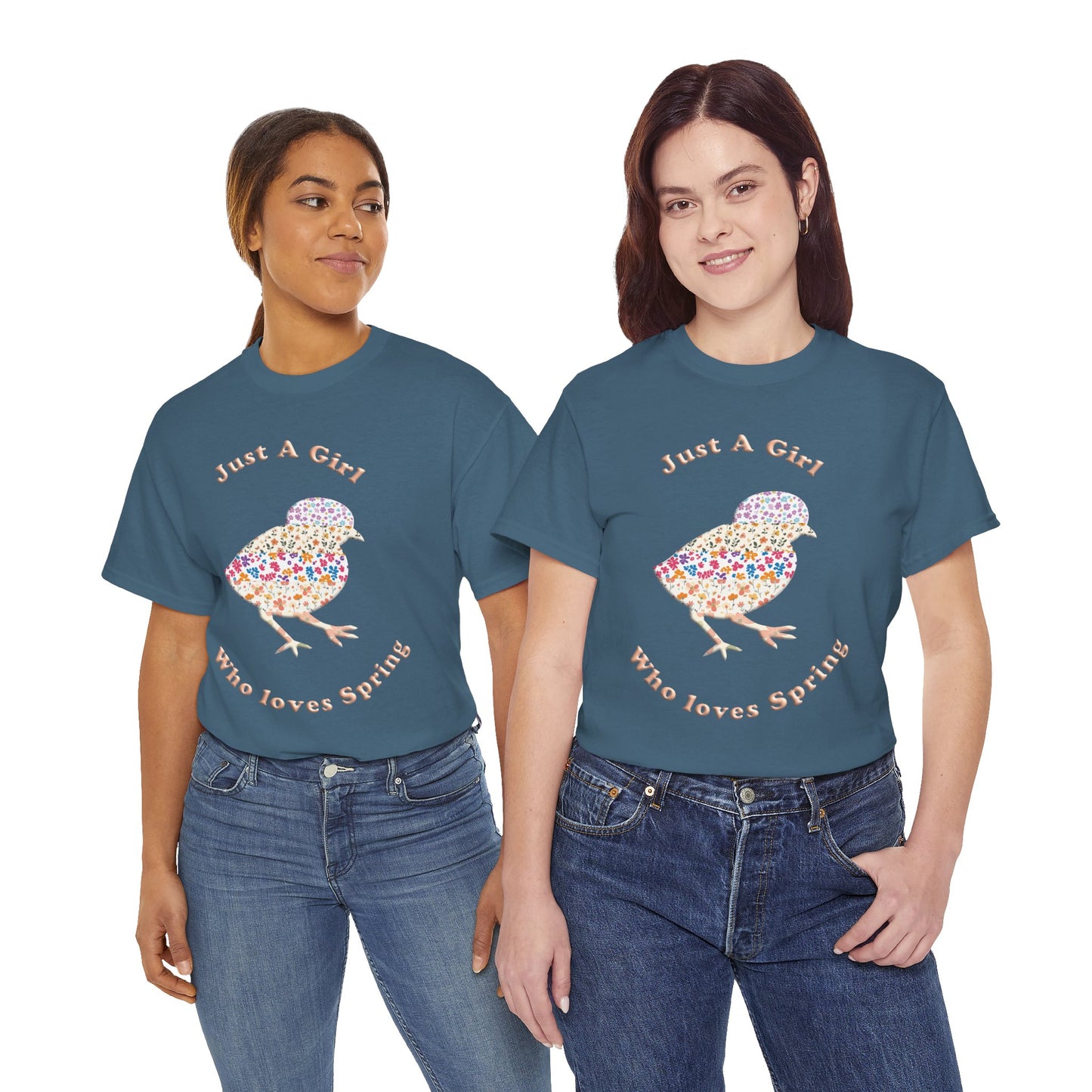 "Just a girl who loves Spring" flower Tee