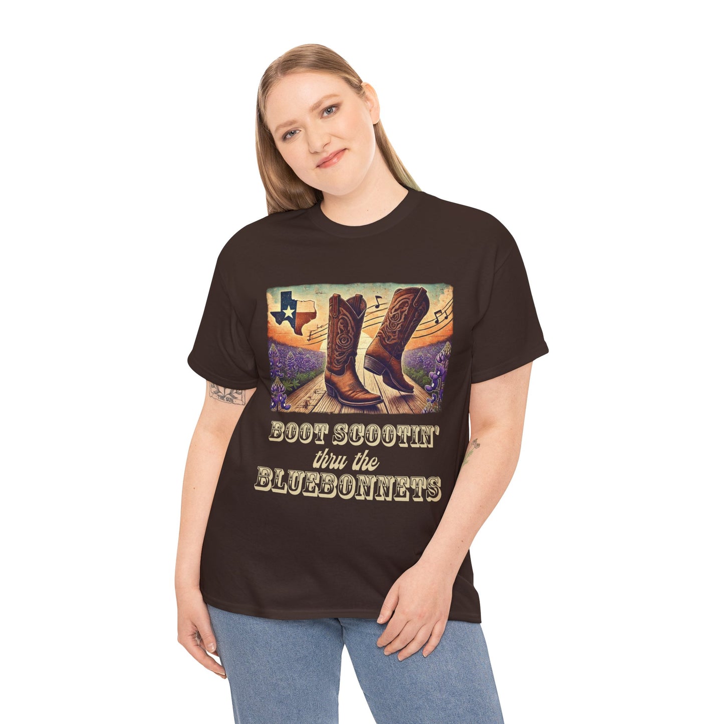 Unisex Tee - Boot Scootin’ Thru the Bluebonnets