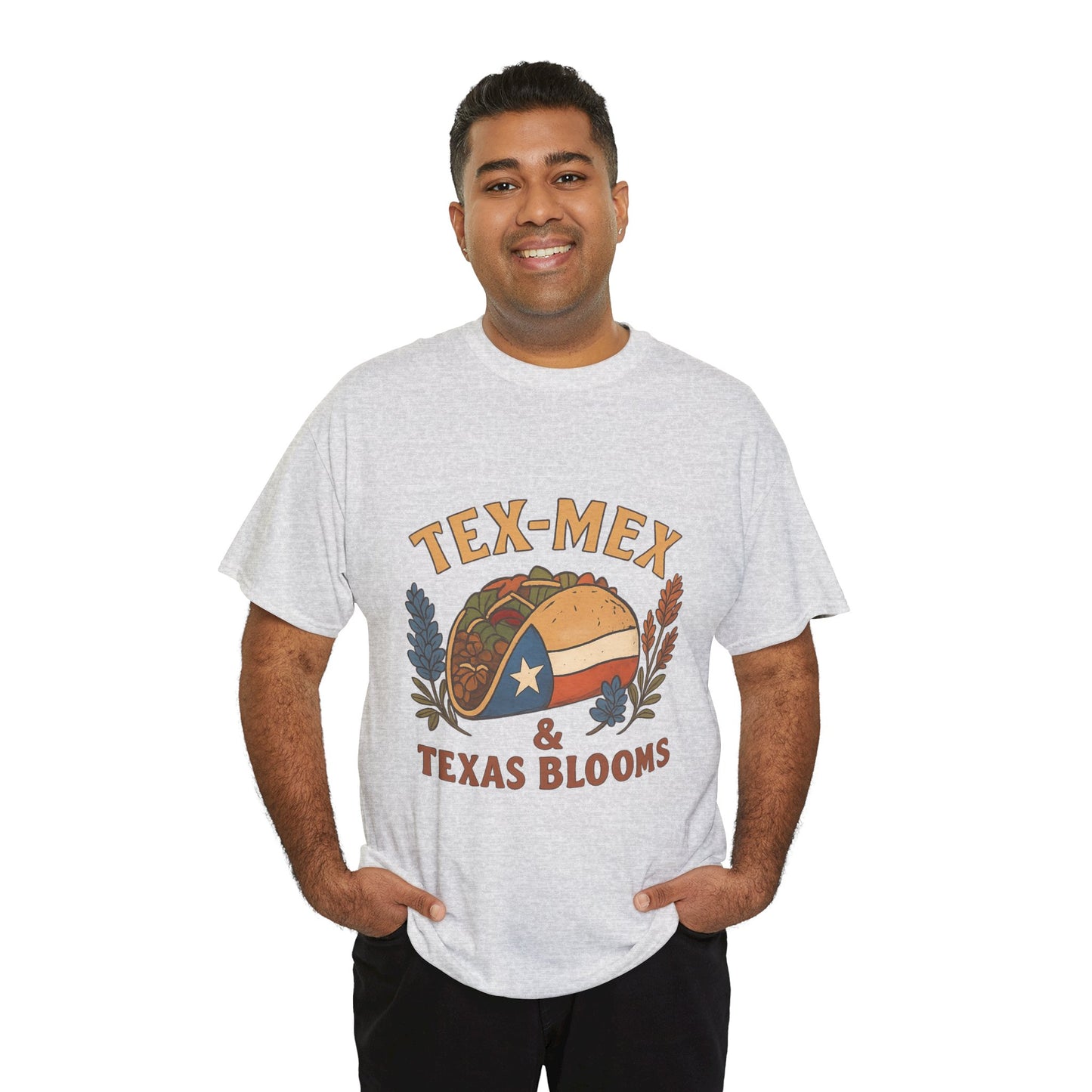 Tex-Mex & Texas Blooms Vintage Taco - Gildan 5000 Tee