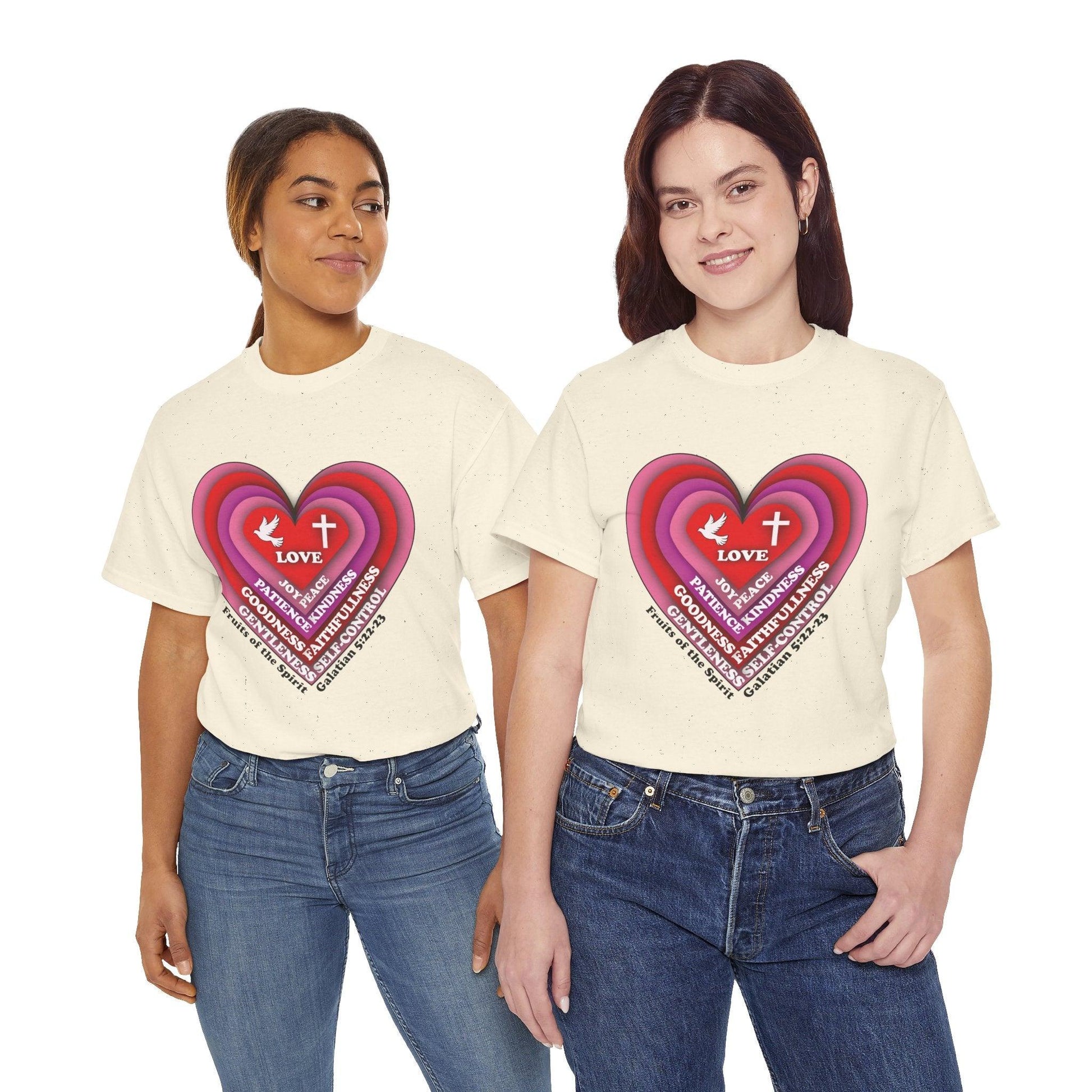 Unisex Tee - Heart Fruits of the Spirit - Motor Girl Boutique