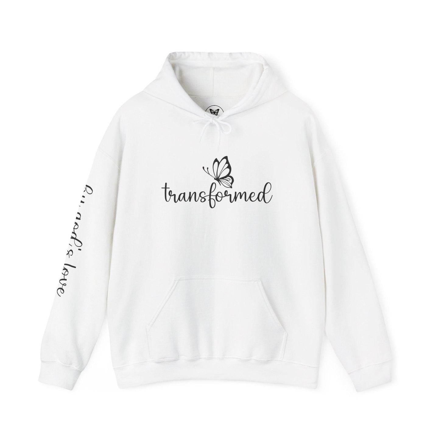 Butterfly Transformed Unisex Hoodie - God's Love Design - Motor Girl Boutique