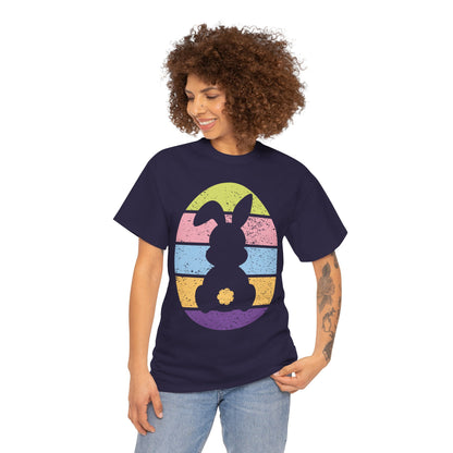 Color Band Grunge Bunny T-Shirt – Easter with an Edge