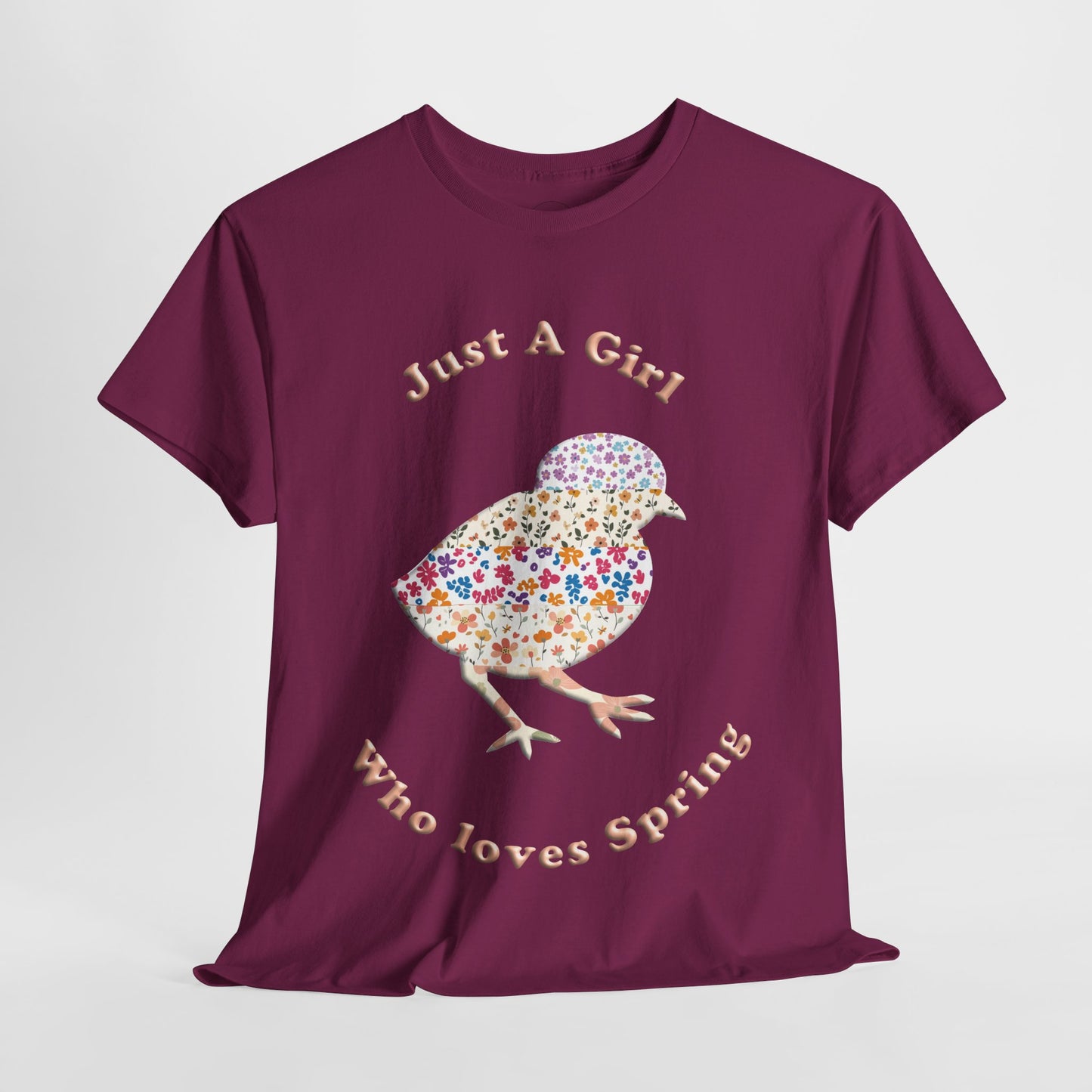 "Just a girl who loves Spring" flower Tee
