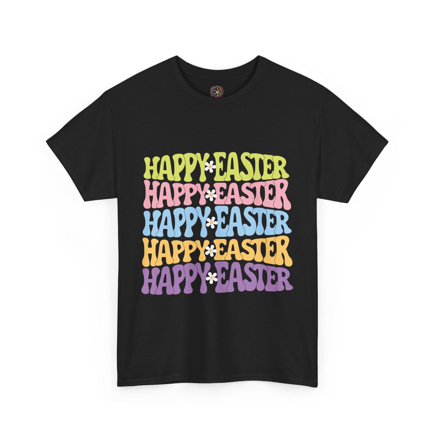 Happy Easter Four Ways T-Shirt – Groovy Colors, Retro Vibes