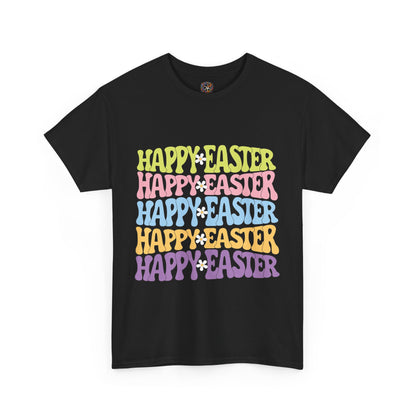Happy Easter Four Ways T-Shirt – Groovy Colors, Retro Vibes