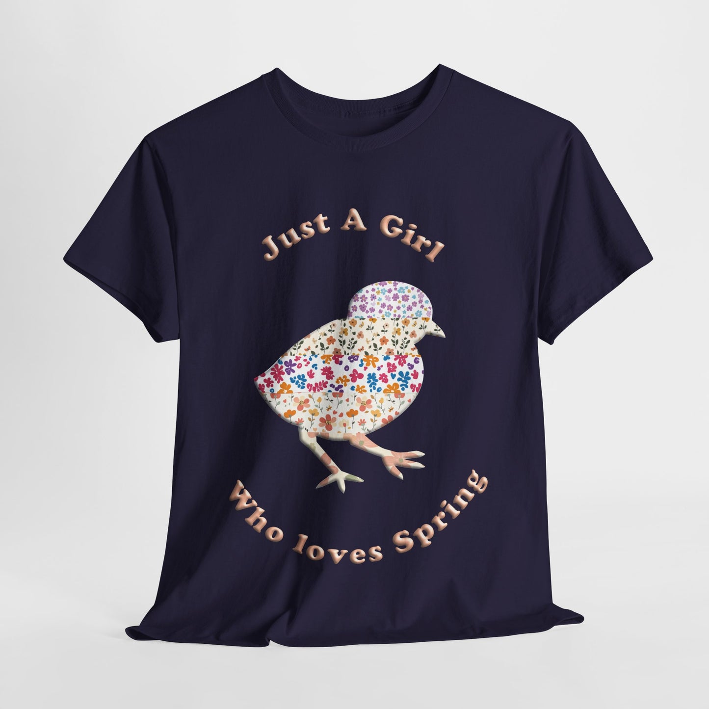"Just a girl who loves Spring" flower Tee