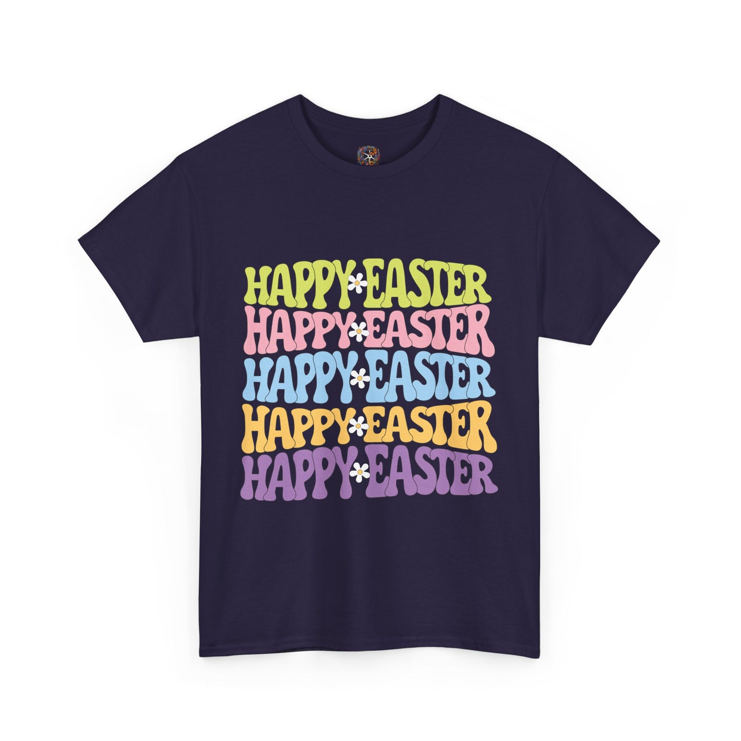 Happy Easter Four Ways T-Shirt – Groovy Colors, Retro Vibes
