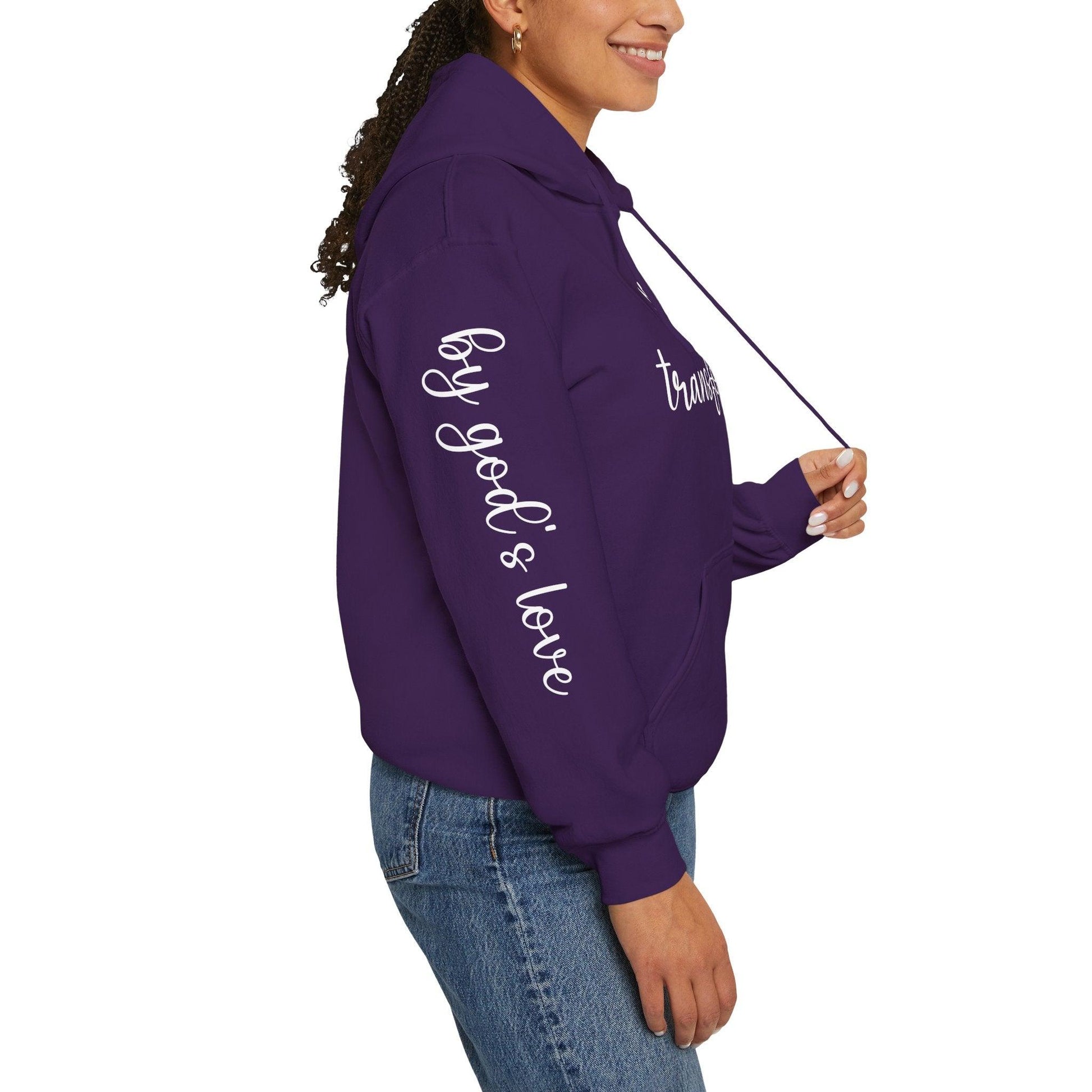 Butterfly Transformed Unisex Hoodie - God's Love Design - Motor Girl Boutique