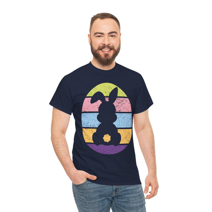 Color Band Grunge Bunny T-Shirt – Easter with an Edge