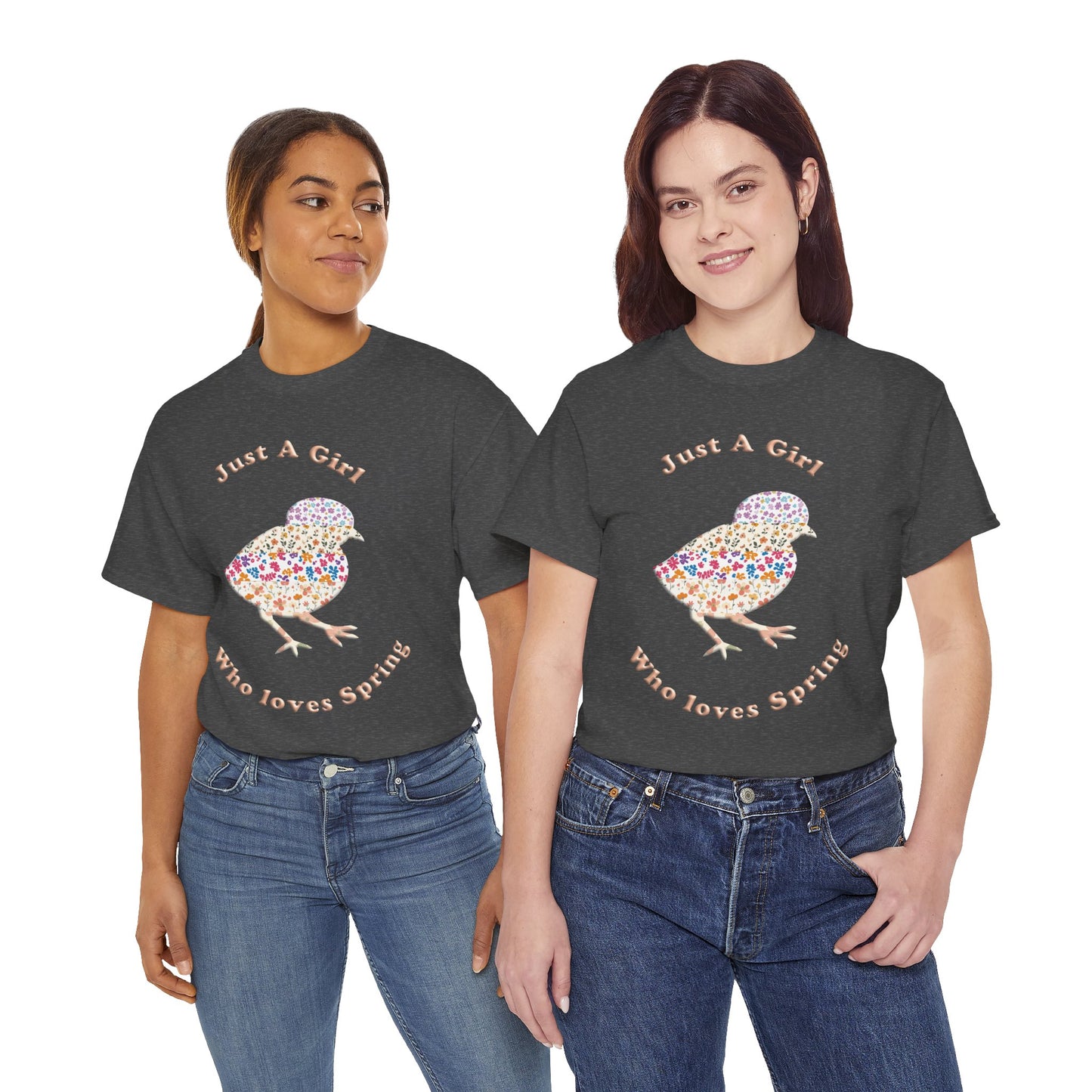"Just a girl who loves Spring" flower Tee