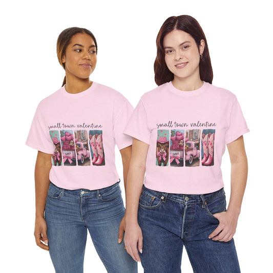 Unisex Tee - Small Town Valentine - Motor Girl Boutique