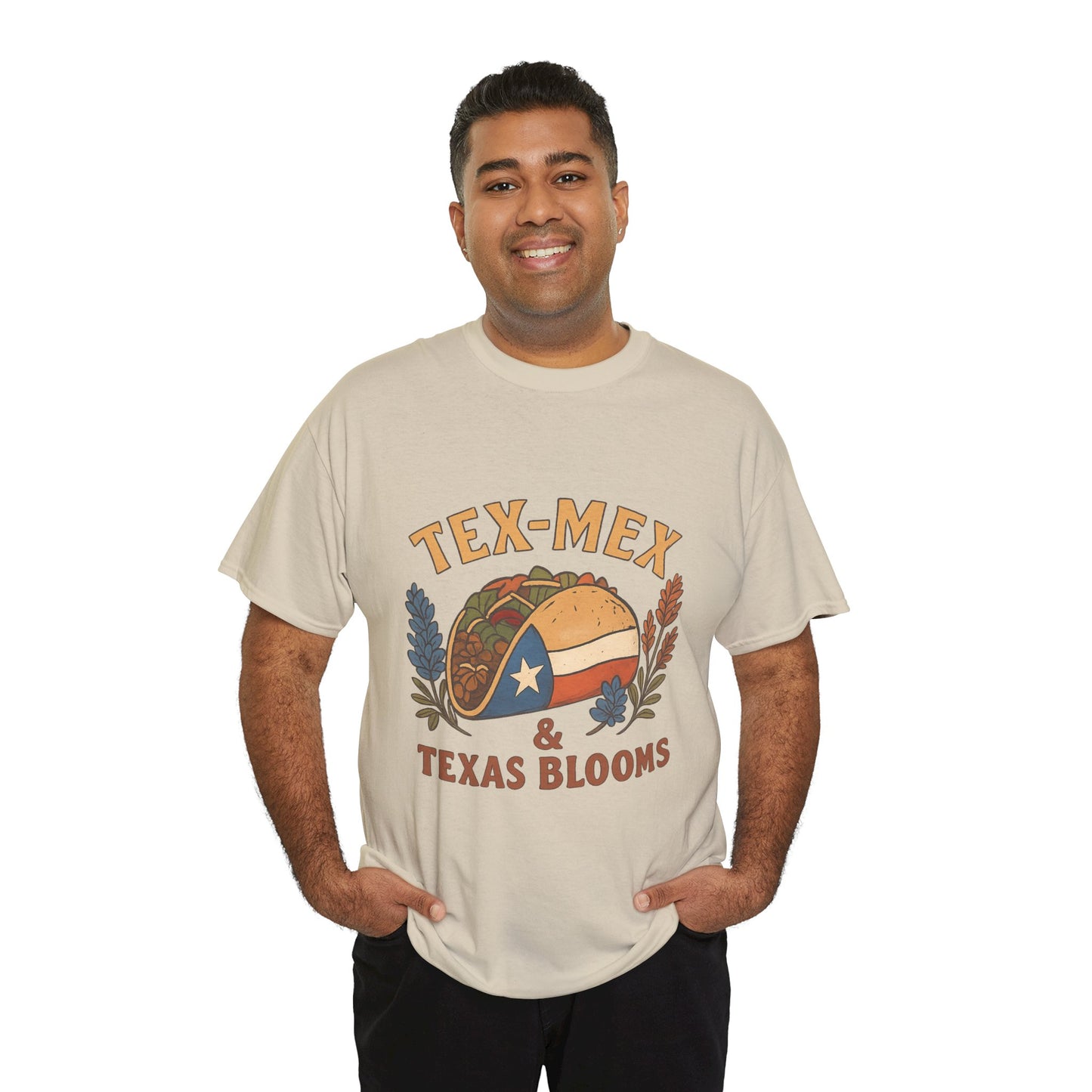 Tex-Mex & Texas Blooms Vintage Taco - Gildan 5000 Tee