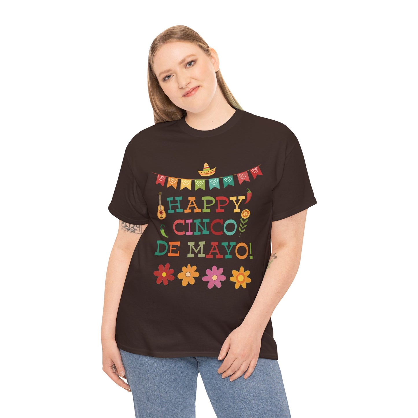 Happy Cinco de Mayo Festive Banner Tee