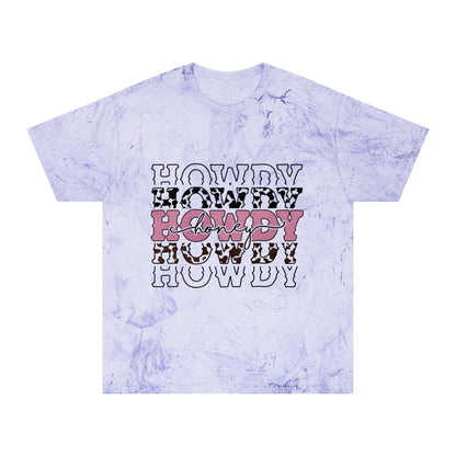 Color Blast T-Shirt - Howdy Honey Western Design - Motor Girl Boutique