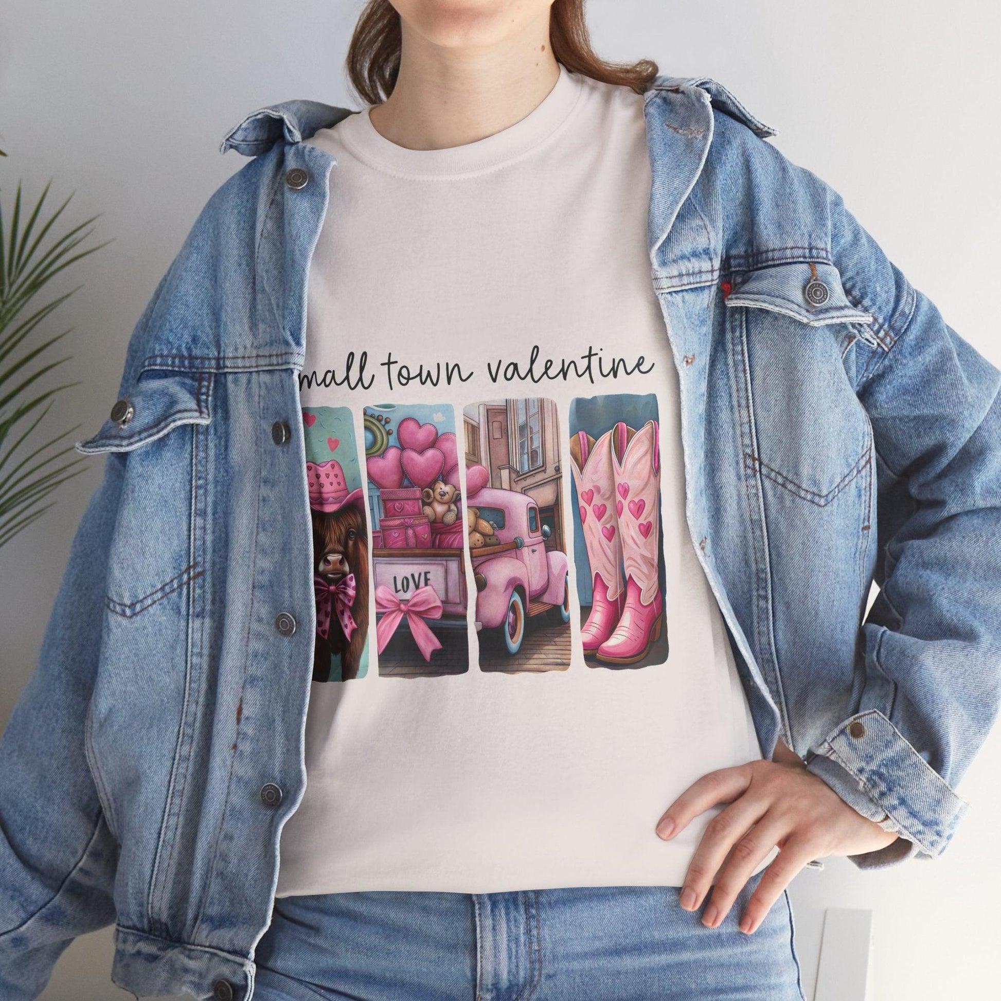 Unisex Tee - Small Town Valentine - Motor Girl Boutique