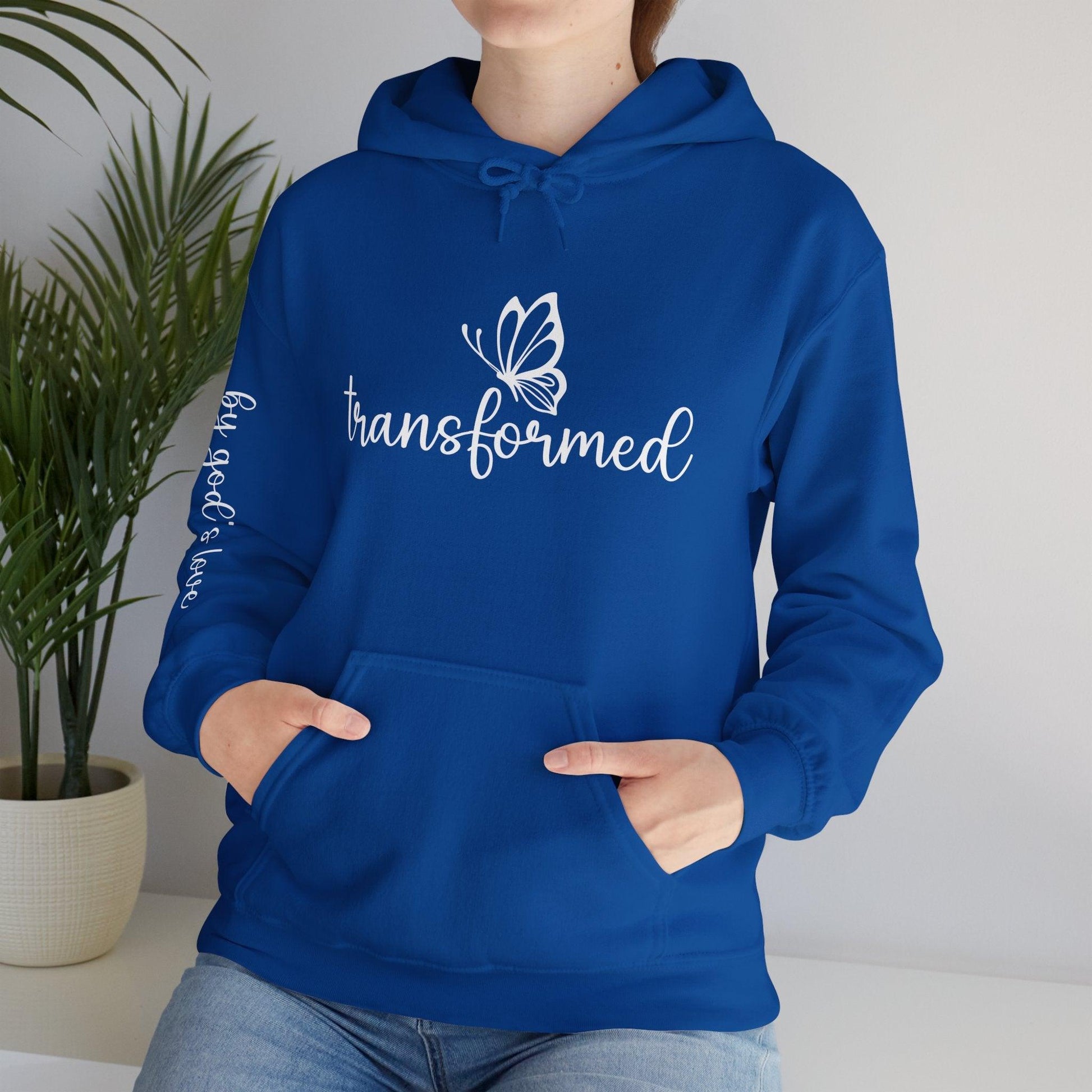 Butterfly Transformed Unisex Hoodie - God's Love Design - Motor Girl Boutique