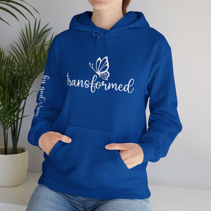 Butterfly Transformed Unisex Hoodie - God's Love Design - Motor Girl Boutique