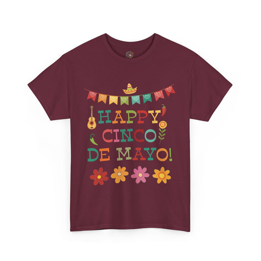 Happy Cinco de Mayo Festive Banner Tee