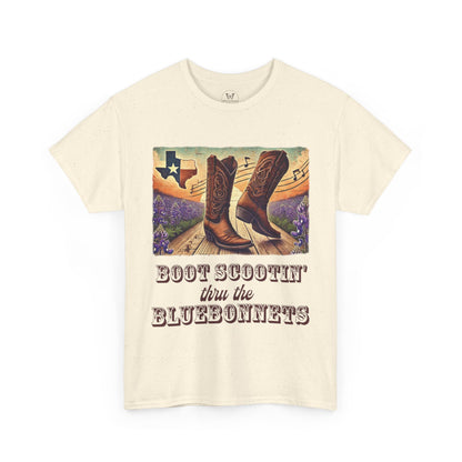 Unisex Tee - Boot Scootin’ Thru the Bluebonnets