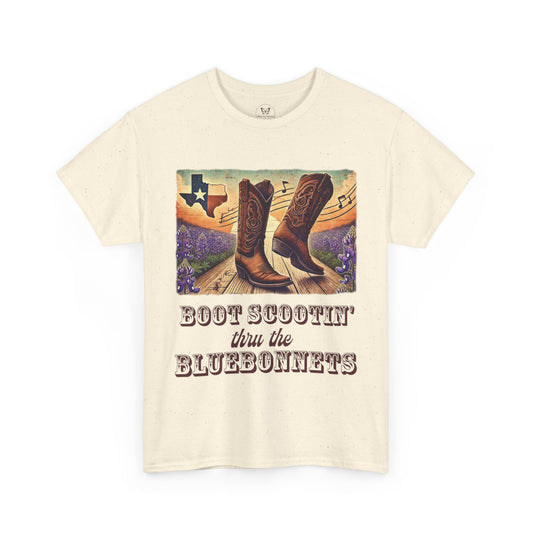 Unisex Tee - Boot Scootin’ Thru the Bluebonnets
