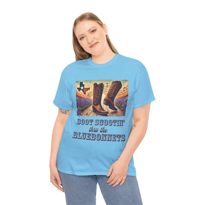 Unisex Tee - Boot Scootin’ Thru the Bluebonnets