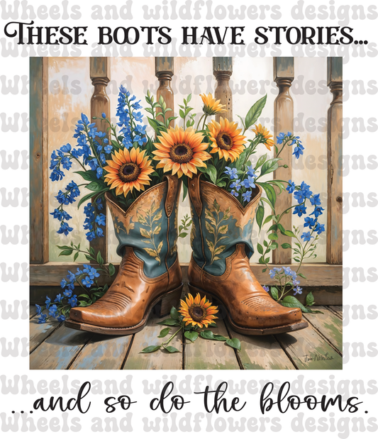 These Boots Have Stories – Digital PNG Bundle