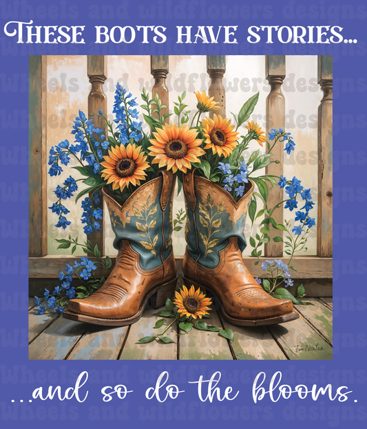 These Boots Have Stories – Digital PNG Bundle